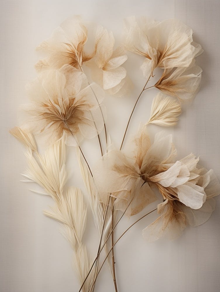 Boho Dried Flowers Peacock Flower 3