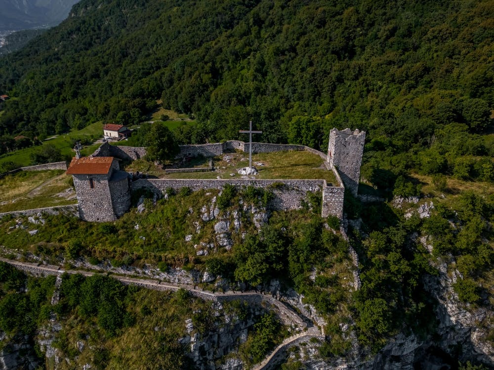 Castle On The Castello dell'Innominato, Italy