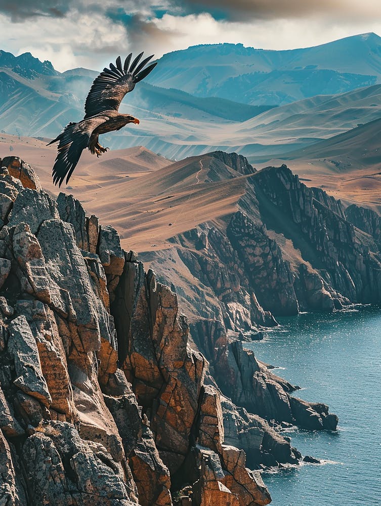 Eagle In Flight