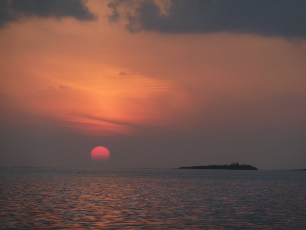 Sunset Over The Sea, Maldives | Seascape Photography