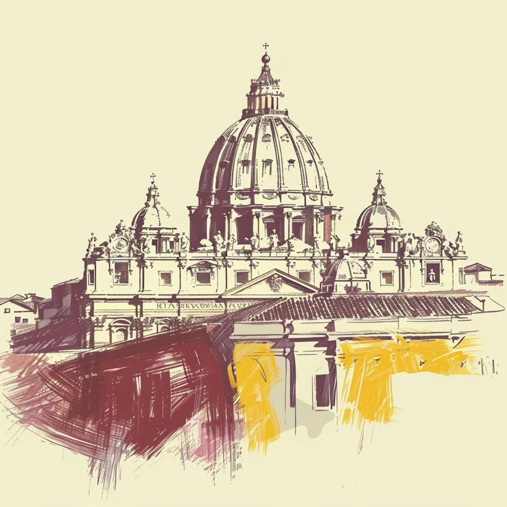 A Vatican City Hand Drawn Sketch Illustration 1720444795 3
