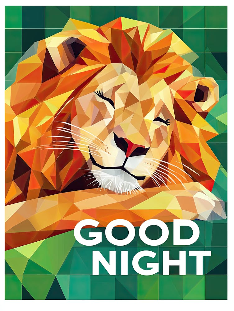 Bright Paw Hugs Good Night Impressions pour Enfants & Affiches pour Enfants