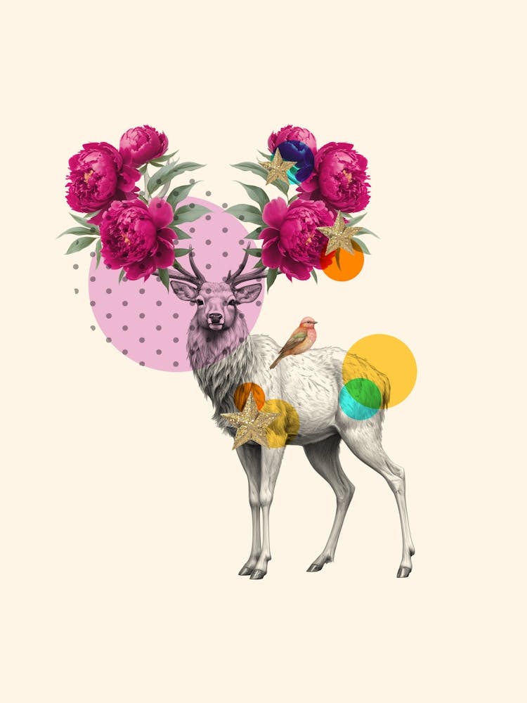 Floral Deer