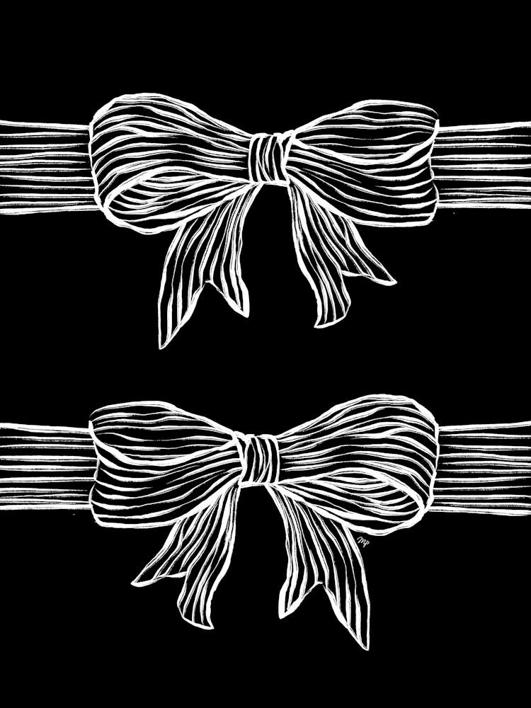 Stylish Black Bows