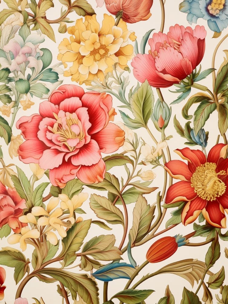 Blumen Tapete 102