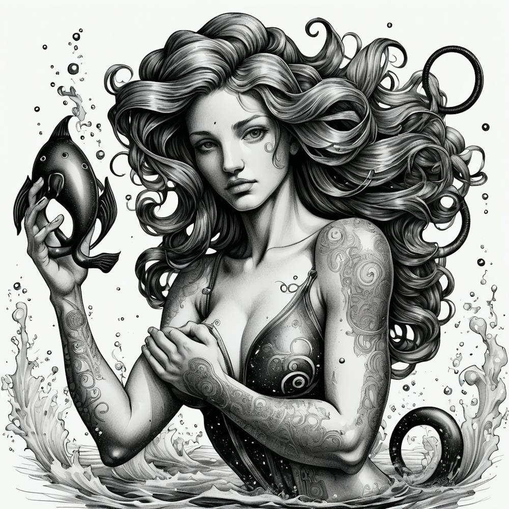 Zodiac Water Bearer Aquarius