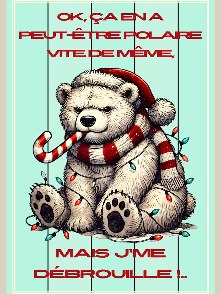 Ours lumières de noël