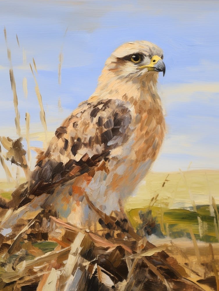 Bird Painting Falcon 1