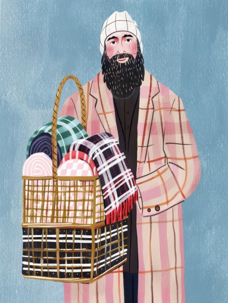Man With A Basket