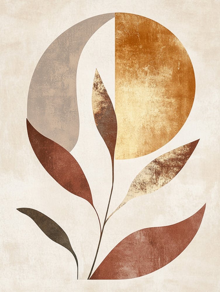 Abstract Leaf Canvas Print 6