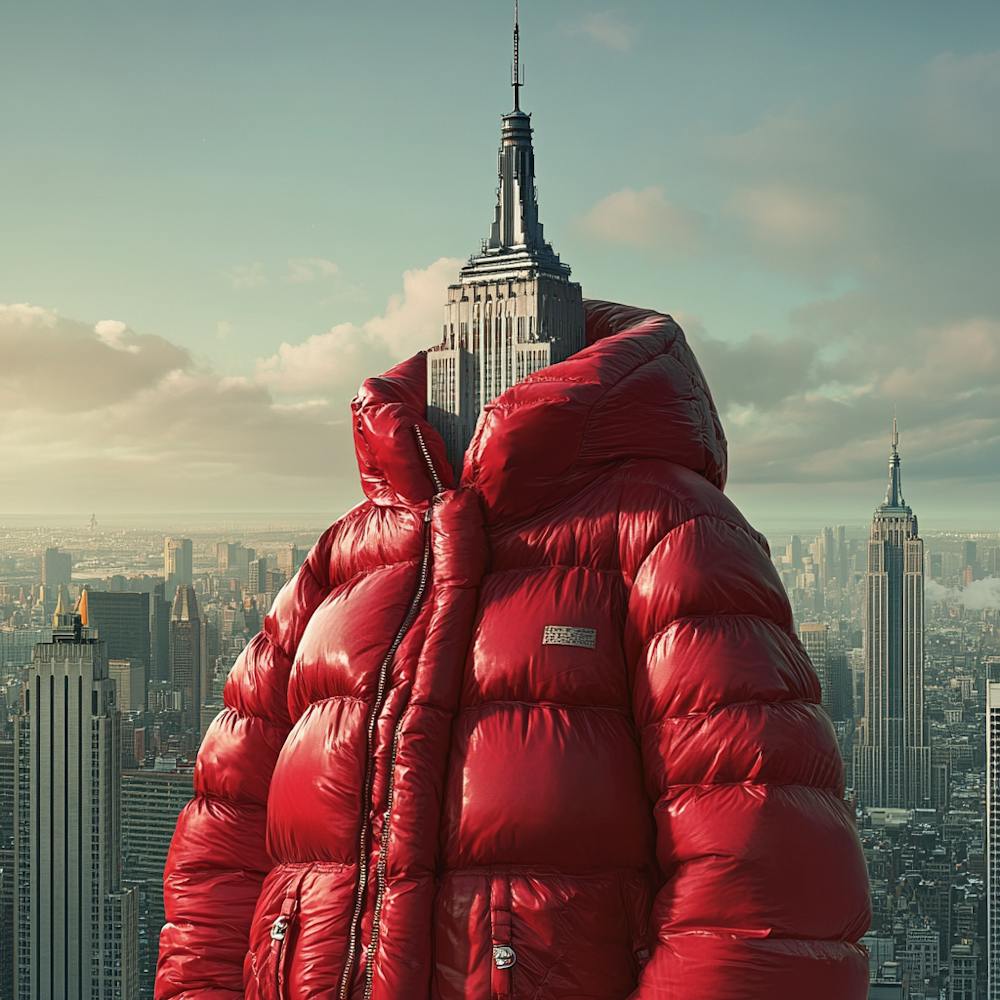 Red Puffer Jacket