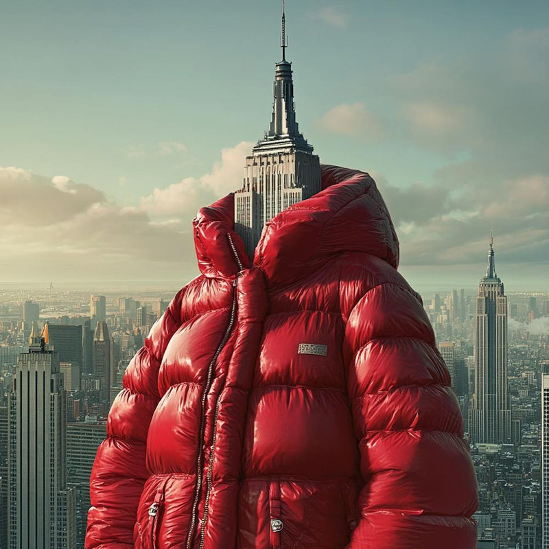 Red Puffer Jacket