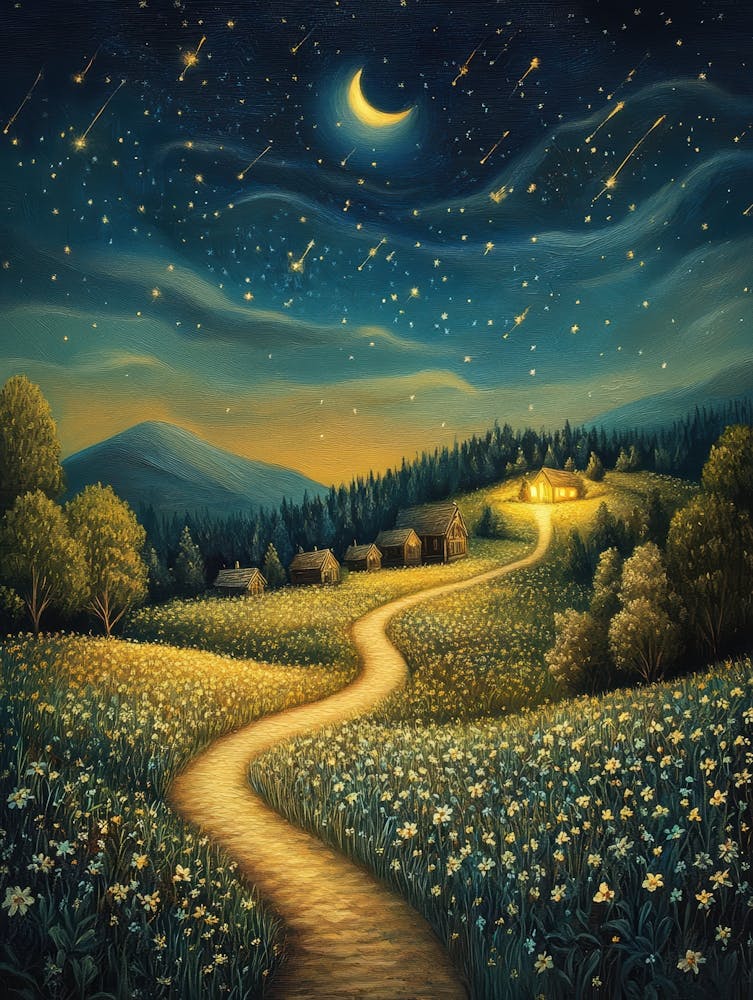 Nacht auf dem Land
