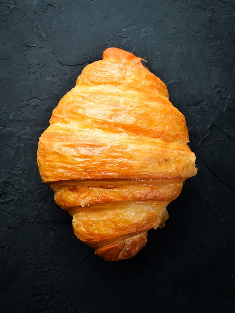Croissant — Food kitchen poster/blackboard, photo art