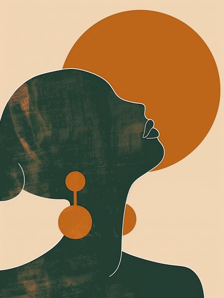 Silhouette Of A Woman 87