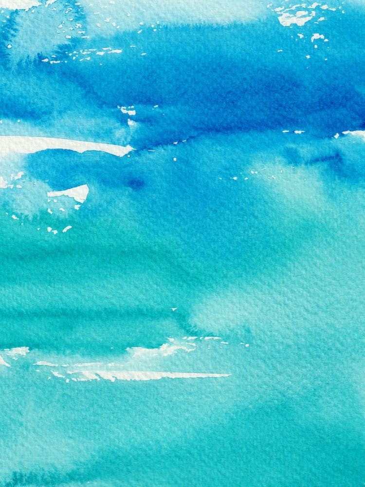 Abstract Watercolor Blue