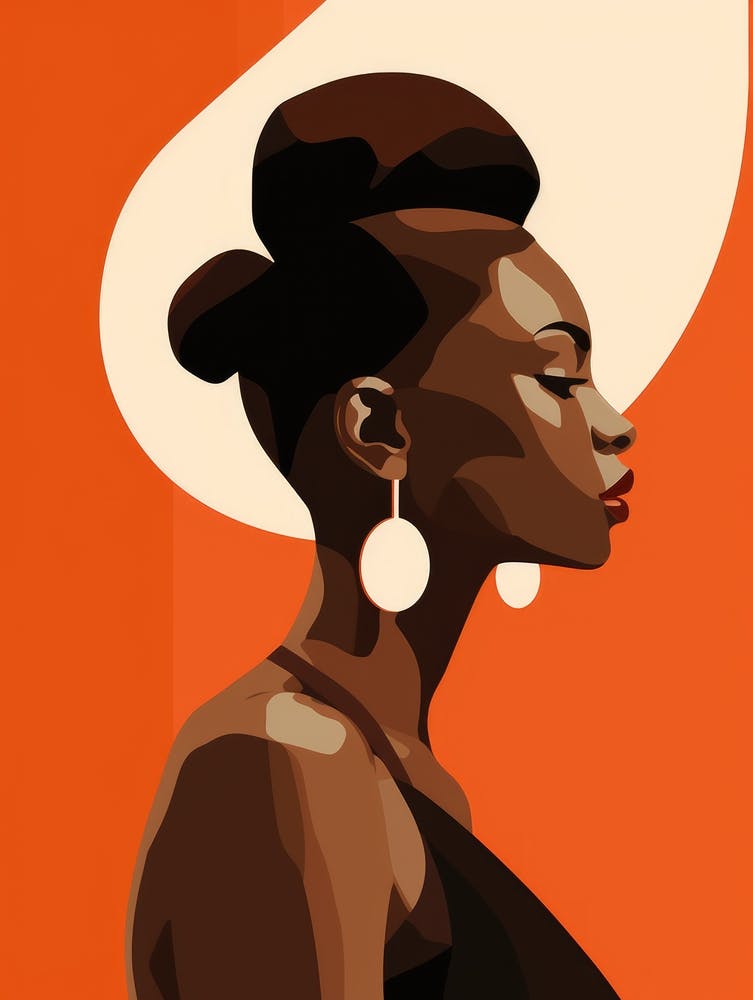 Portrait Of African American Woman 1