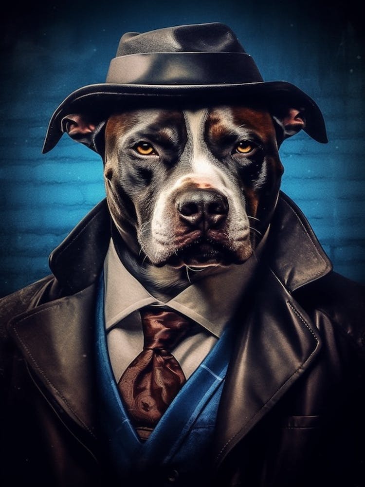 Gangster Dog Staffordshire Bull Terrier 3