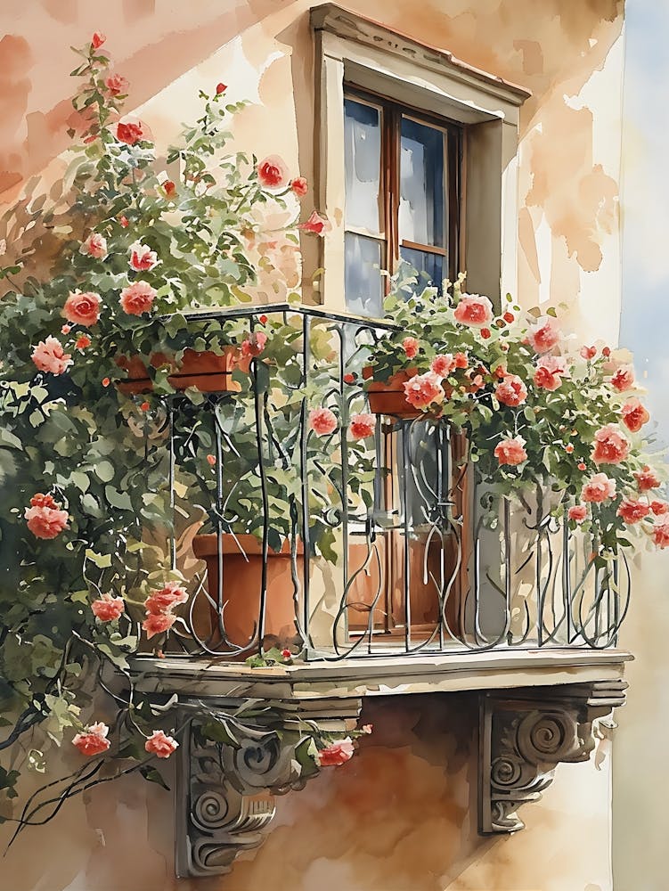 Blumen am Fenster