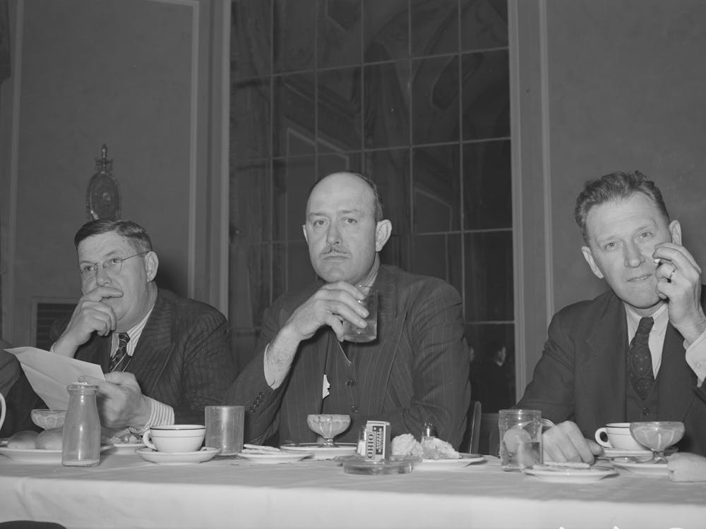 Fsa (Farm Security Administration) Officials At Junior Chamber Of Commerce Luncheon