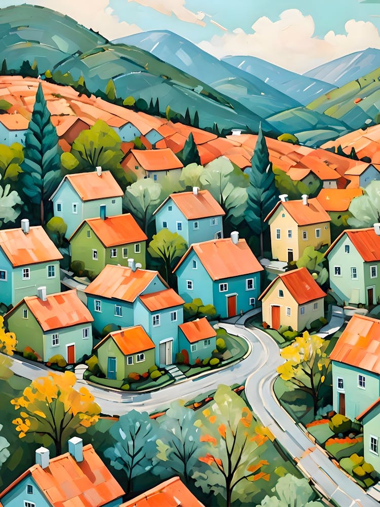 Pastel Village Dream