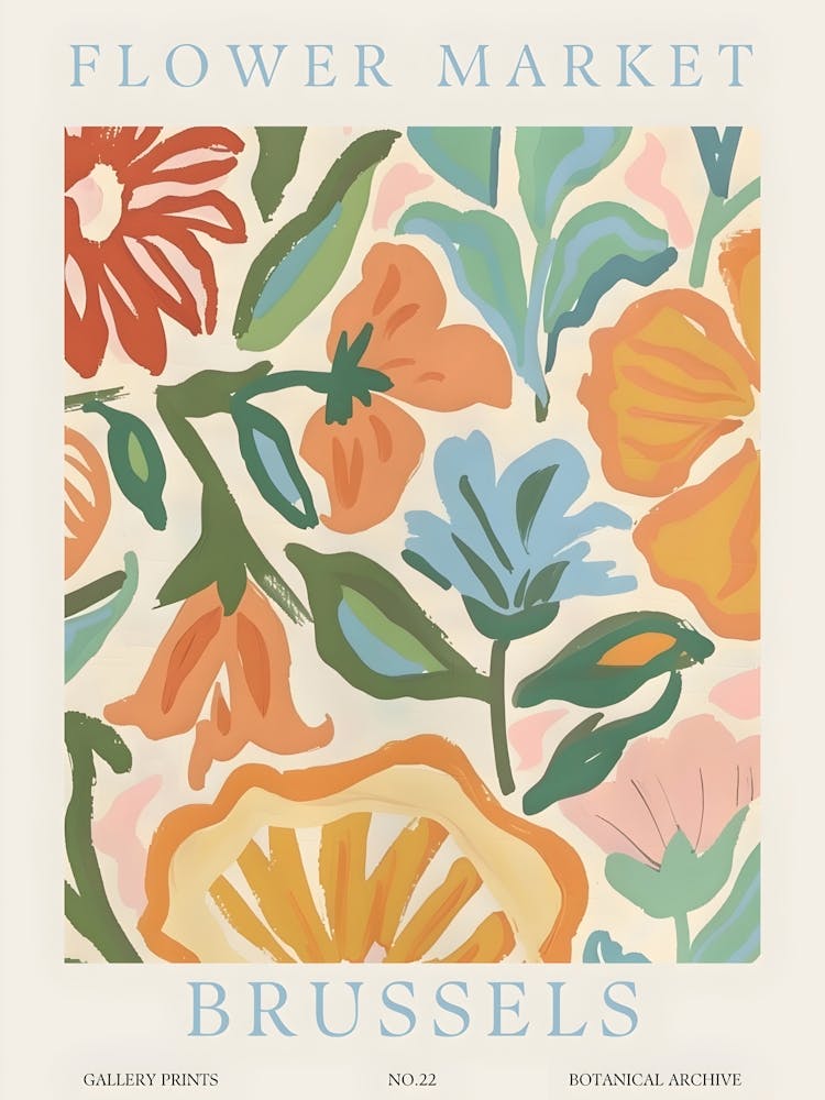 Flower Market Brussels