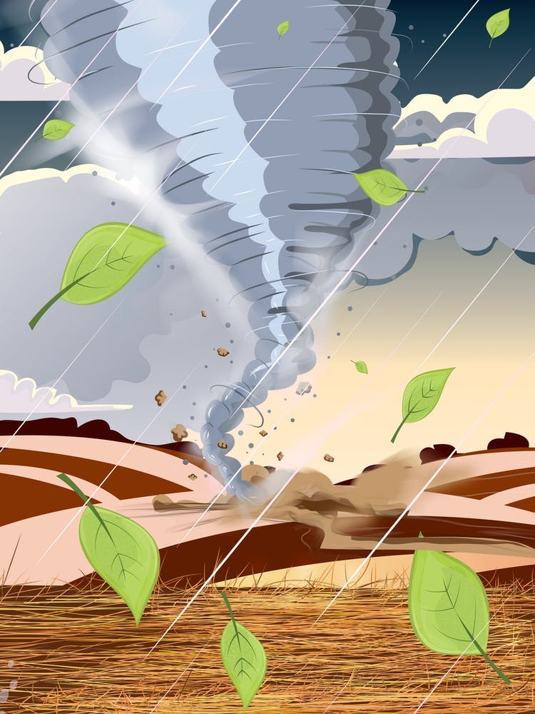 Tornado In The Field