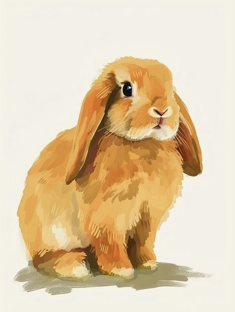 Cinnamon Rabbit Kids Illustration 4