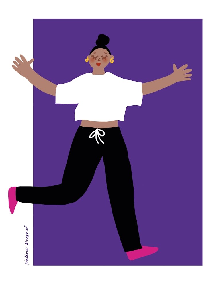 Zumba Girl Woman Print