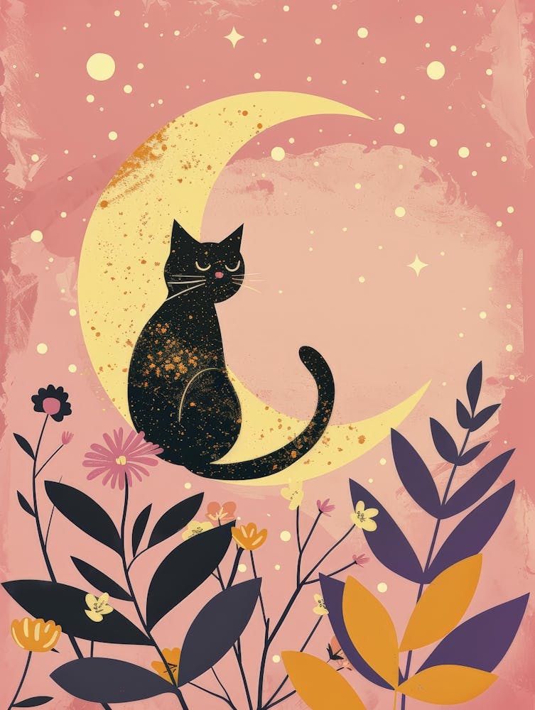Cat On The Moon