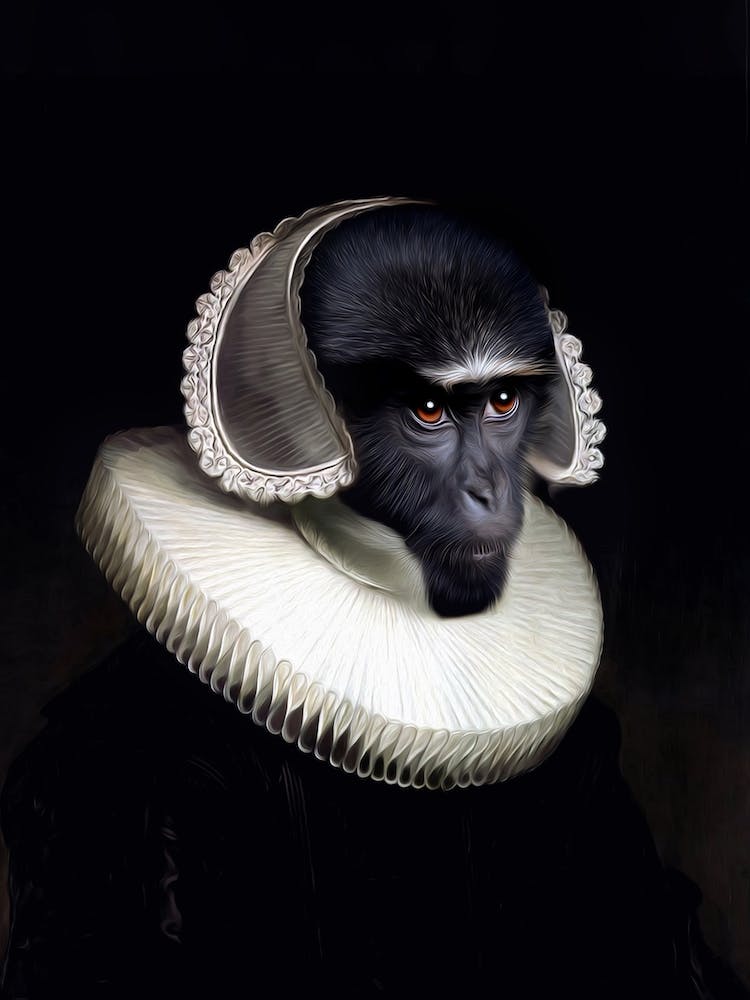 Histerious Hella The Monkey Pet Portraits