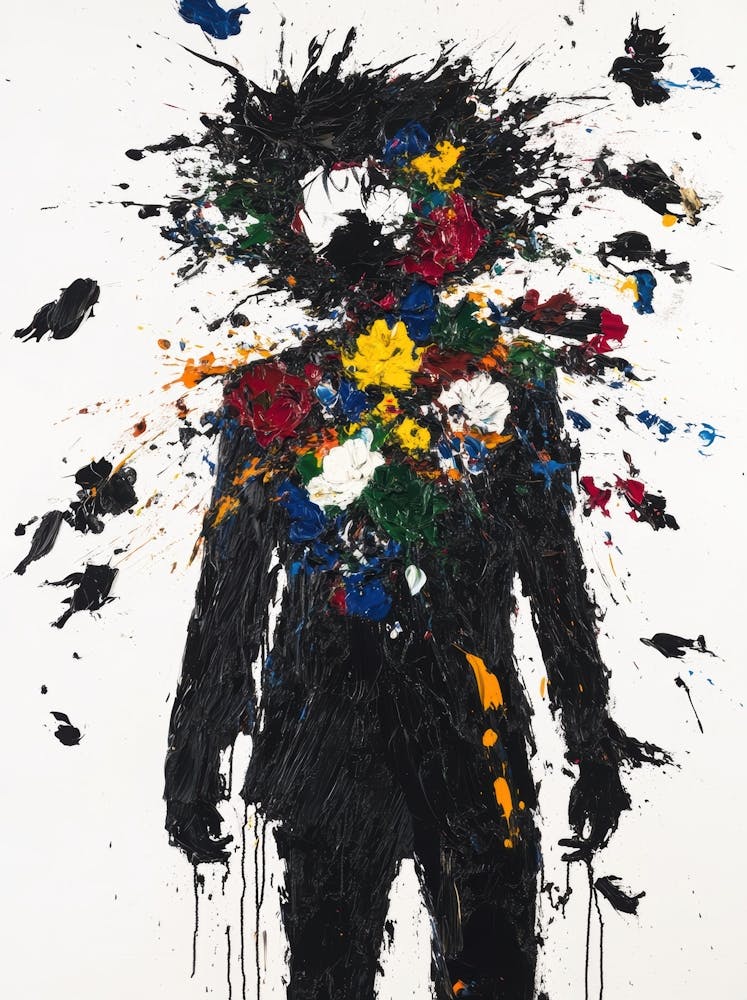 'The Man In Colorful Black'