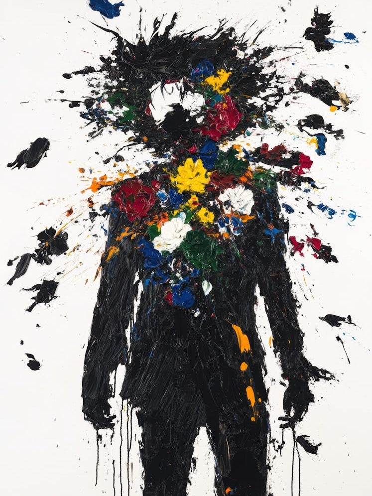 'The Man In Colorful Black'