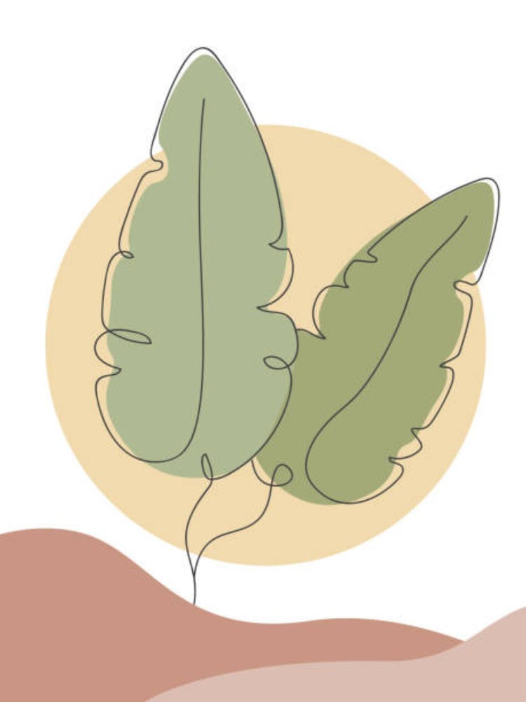 Two Leaves In The Desert