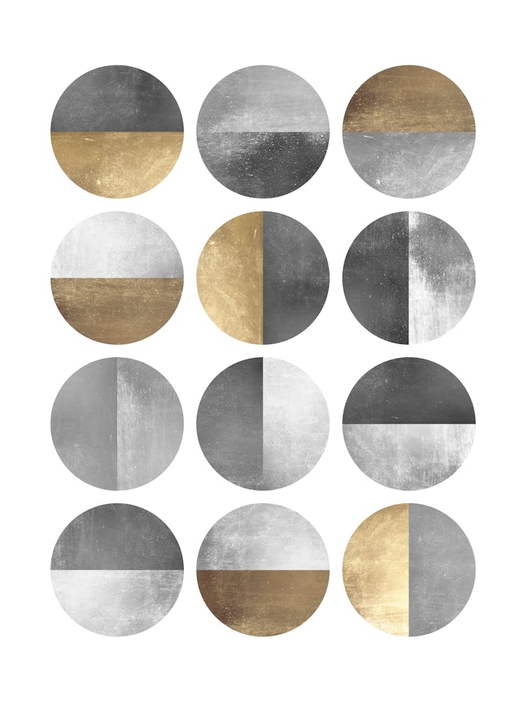 Metal and gold geometry 20