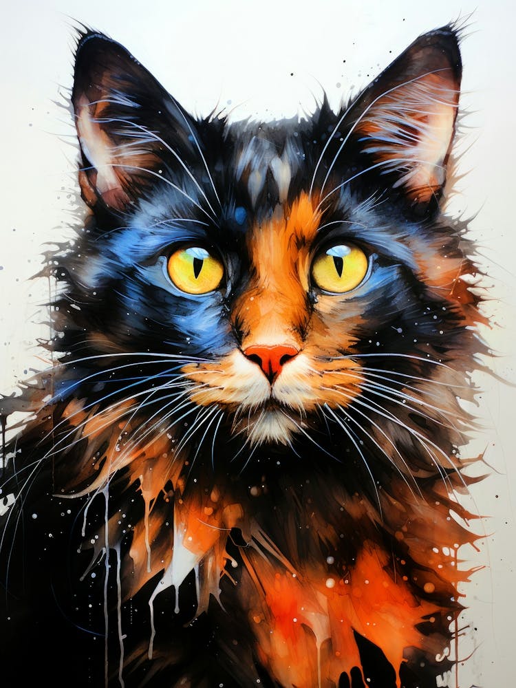 Cat Painting animal