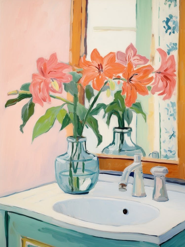 A Vase With Hibiscus, Flower Bouquet 2