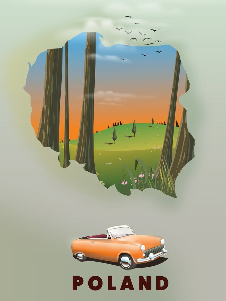Poland Travel map