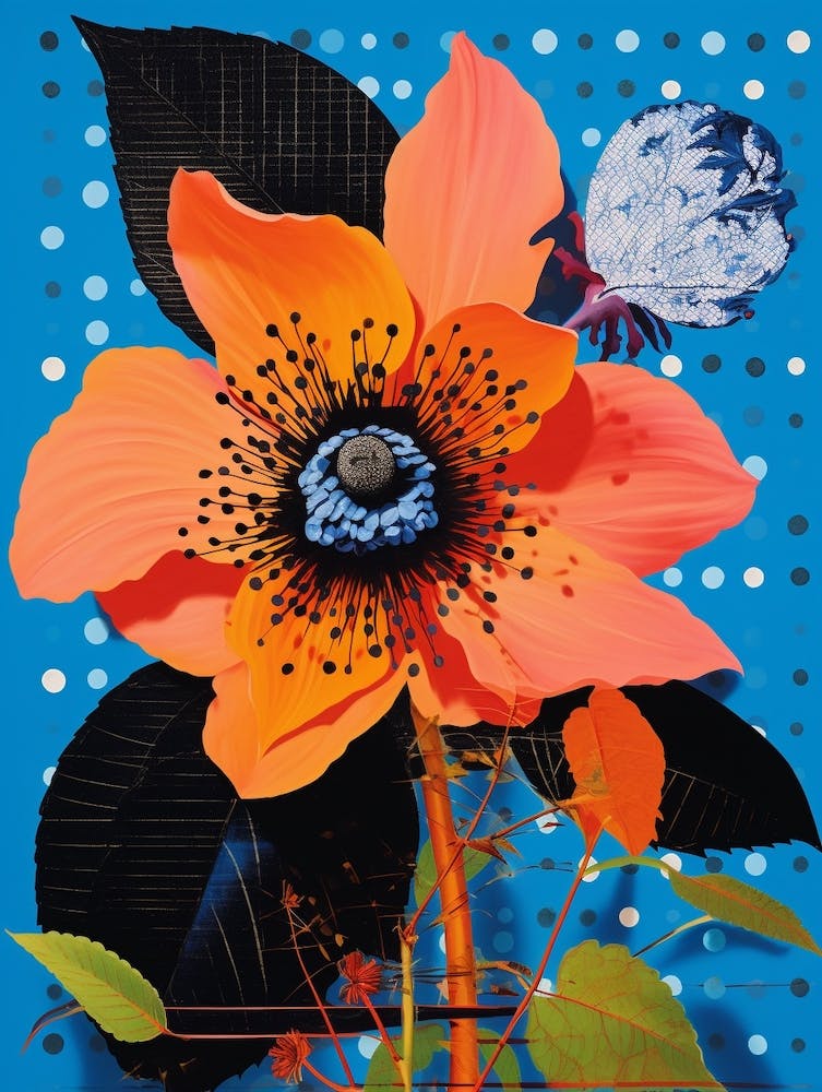 Surreal Florals Poinsettia 3 Flower Painting