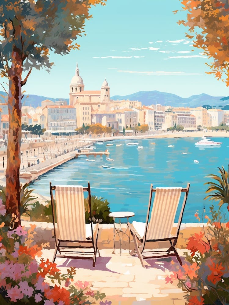 Cannes France 4 Illustration
