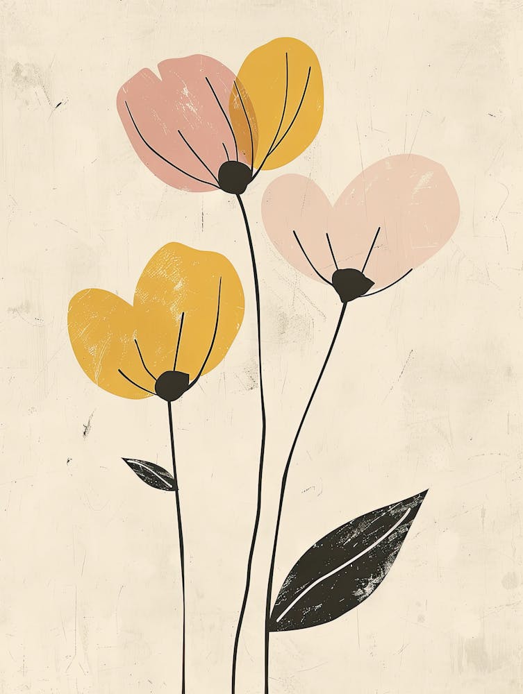Marseille Flower Market Boho Minimalist Style