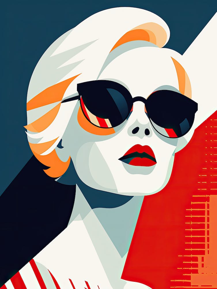 Sleek Pop Art US Icons