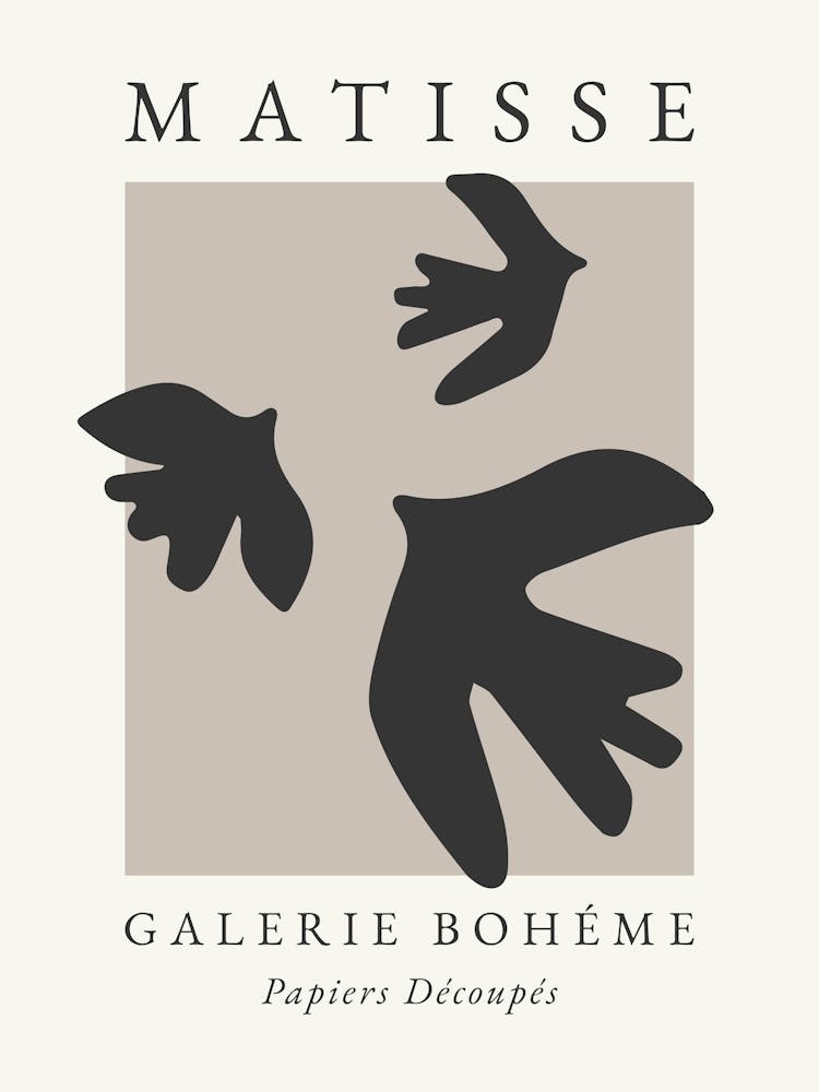 Matisse Print Black Birds