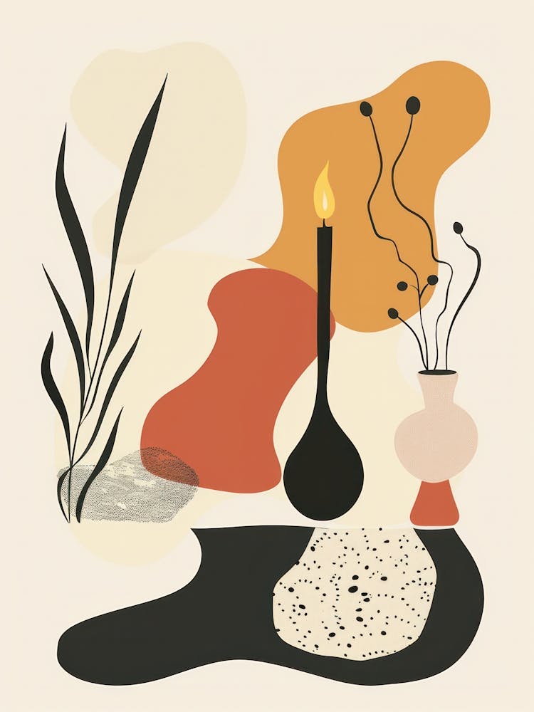 Abstract Objects Collection Flat Illustration 10