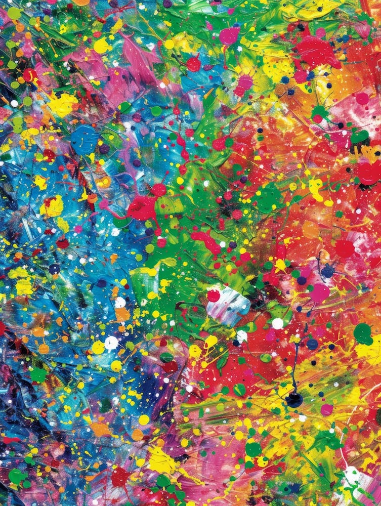 Colorful Paint Splatters 1