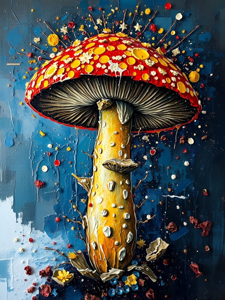 Pilz Gemälde 4
