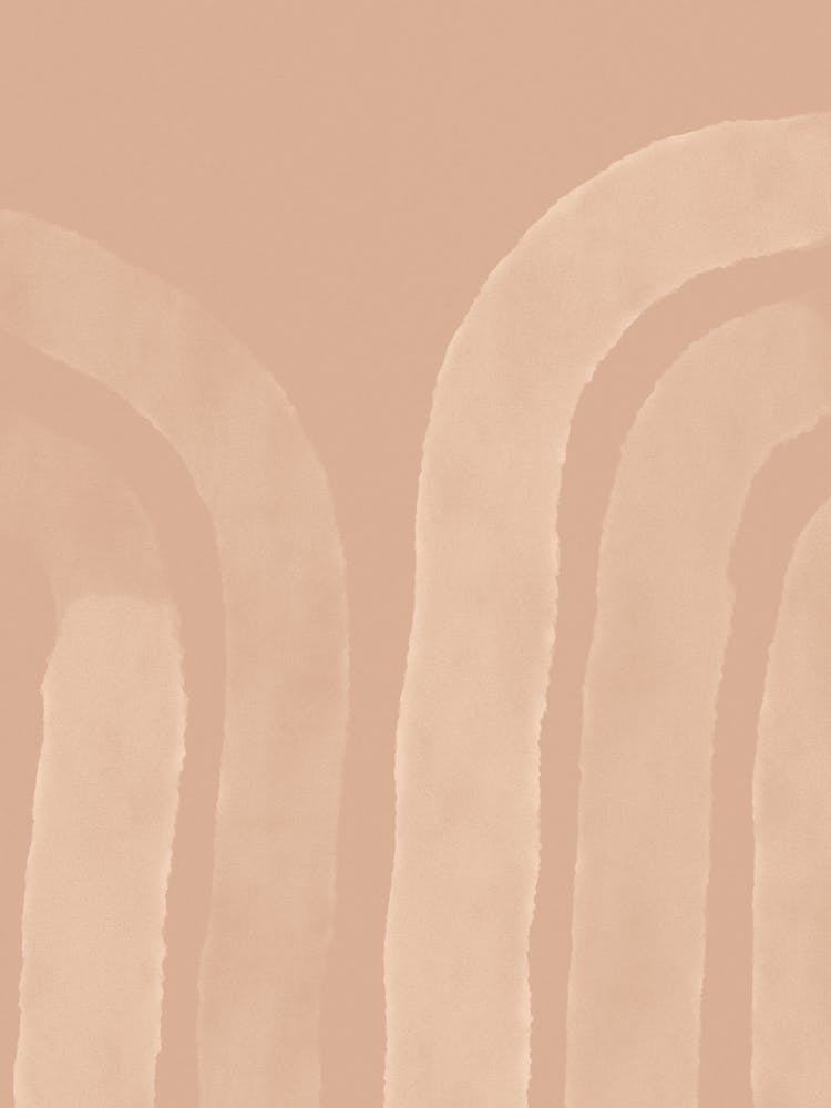 Abstract Lines On Warm Beige
