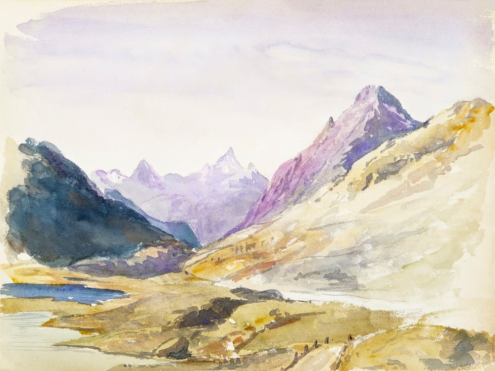 Switzerland 1869 Sketchbook, John Singer Sargent