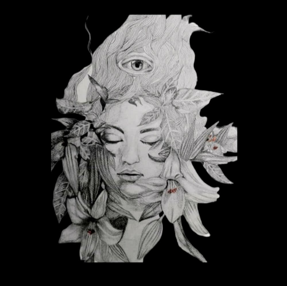 Woman With Flowers