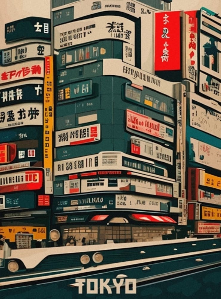 Tokyo Stadtlandschaft